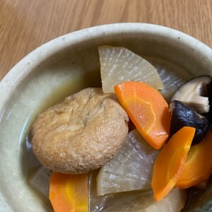 煮汁がしみてる♪大根とがんもどきの煮物